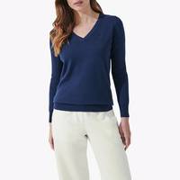 Crew Clothing Women's Cashmere V Neck Jumpers