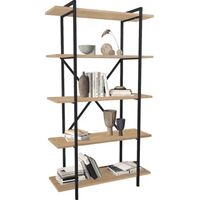 B&Q Urbn Living Oak Bookcases