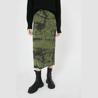 Warehouse Women's Green Midi Skirts