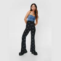 NASTY GAL Women's High Waisted Petite Trousers