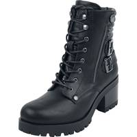 Black Premium by EMP Women's Black Lace Up Boots