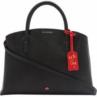 Lulu Guinness Women's Black Leather Tote Bags