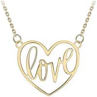 BE YOU Women's 9ct Gold Necklaces