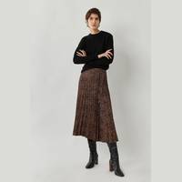 Next Women's Brown Pleated Skirts