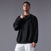 SHEIN Men's Black Oversized Hoodies