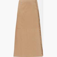 MATCHESFASHION Women's Leather Pleated Skirts