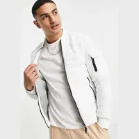 ASOS Bershka Men's White Puffer Jackets