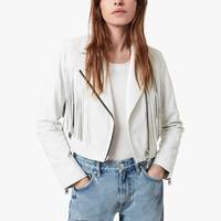 Allsaints Women's White Leather Jackets