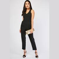 Everything5Pounds Women's V Neck Jumpsuits