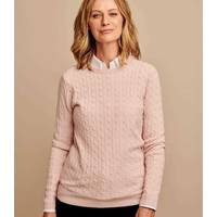 Woolovers Women's Pink Cashmere Jumpers