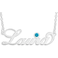 The Love Silver Collection Personalised Necklaces