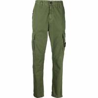 Stone Island Men's Green Cargo Trousers