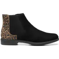 Hotter Shoes Women's Leopard Print Ankle Boots