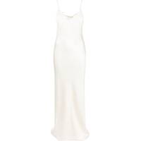 FARFETCH Women's White Lace Maxi Dresses