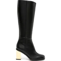 Chloé Women's Black Leather Knee High Boots