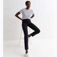 New Look Women's Black High Waisted Jeans