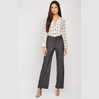 Everything5Pounds Women's Charcoal Trousers