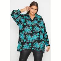 Yours Clothing Women's Floral Shirts