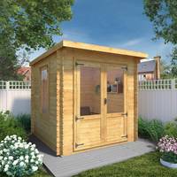 Wickes Pent Roof Log Cabins