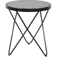 Latitude Run Glass And Metal Side Tables