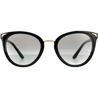 Vogue Women's Black Cat Eye Sunglasses