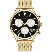 Movado Mens Gold Bracelet Watch