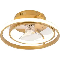 Lampandlight QAZQA Gold Ceiling Lights