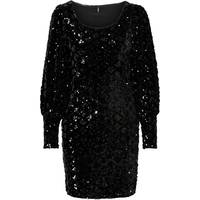 Only Women's Black Glitter Dresses