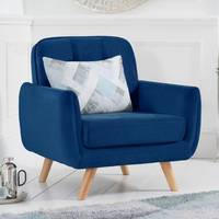 Furniture In Fashion Blue Armchairs