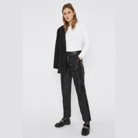 Warehouse Women's Faux Leather Trousers