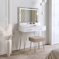Ivy Bronx Dressing Tables With Mirror and Lights