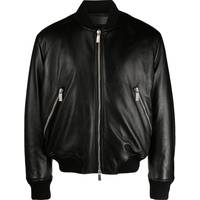 OFF WHITE Men's Leather Bomber Jackets