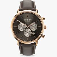 Sekonda Rose Gold Watch With Leather Strap for Men