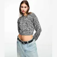 Secret Sales Women's Grey Cropped Jumpers