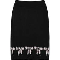 Harvey Nichols Women's Black Knit Midi Skirts