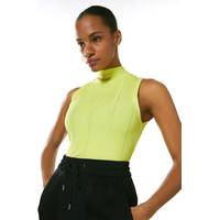 Karen Millen Women's Lime Green Tops