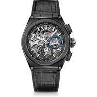 Zenith Mens Chronograph Watches With Leather Strap