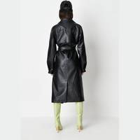 Missguided Women's Black Trench Coats