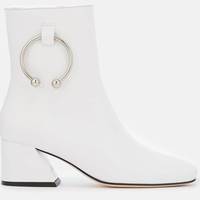 Coggles Womens Silver Ankle Boots
