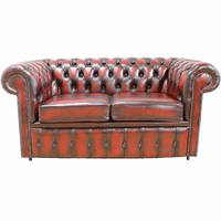Williston Forge Leather Chesterfield Sofas