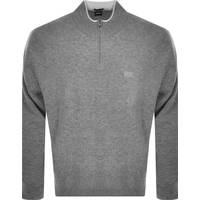 Hugo Boss Men's Grey Jumpers