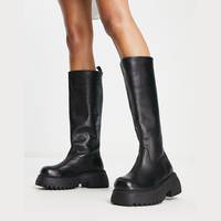 ASOS DESIGN Women's Black Chunky Boots