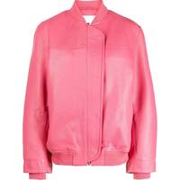 FARFETCH Women's Pink Leather Jackets