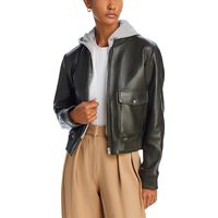 Bloomingdale's Women's Leather Bomber Jackets