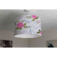 B&Q Andrew Lee Pink Lamp Shades