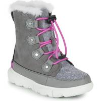 Rubber Sole Girl's Lace Up Boots