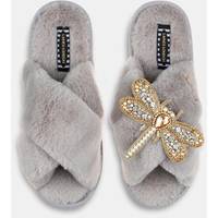 Simply Be Women's Faux Fur Slippers