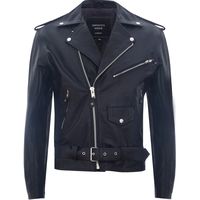 Infinity Leather Men's Black Biker Jackets