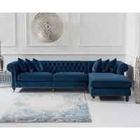 First Furniture Blue Chesterfield Sofas