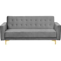 Beliani Grey Velvet Sofas